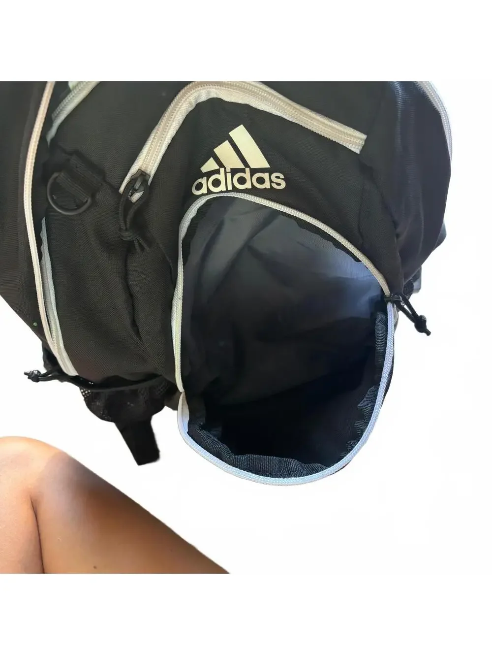 VINTAGE ADIDAS BLOCCORE BACKPACK // GORPCORE STREETWEAR BAG